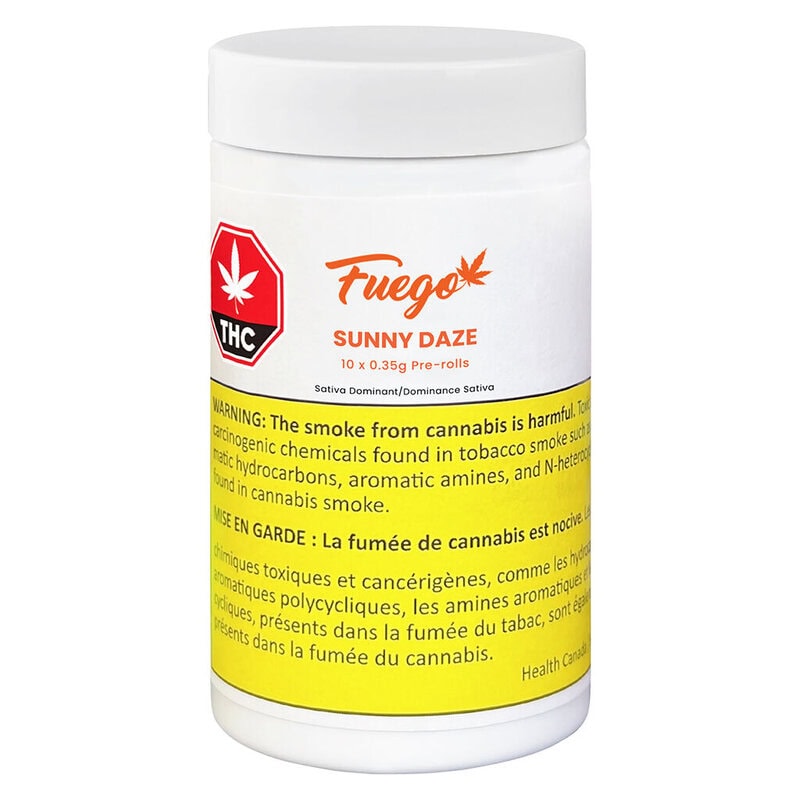 Sunny Daze (Diamond Mints) Pre-Rolls 10 Pack <br>Sativa <br>23.1% - Image 2