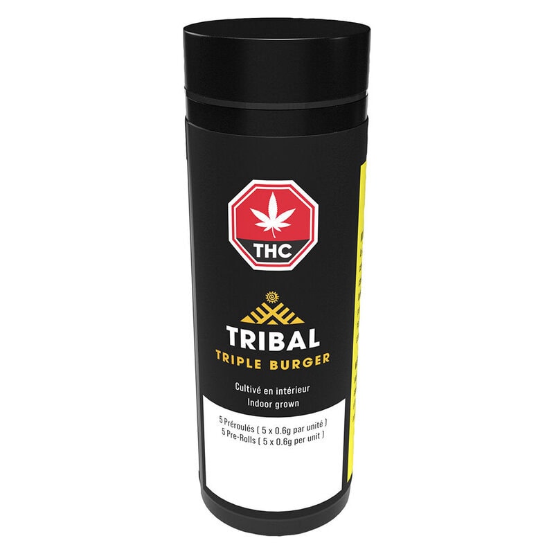 Triple Burger Pre-Rolls 5 Pack <br>Indica <br>28.8% | 3.2% Terps - Image 2