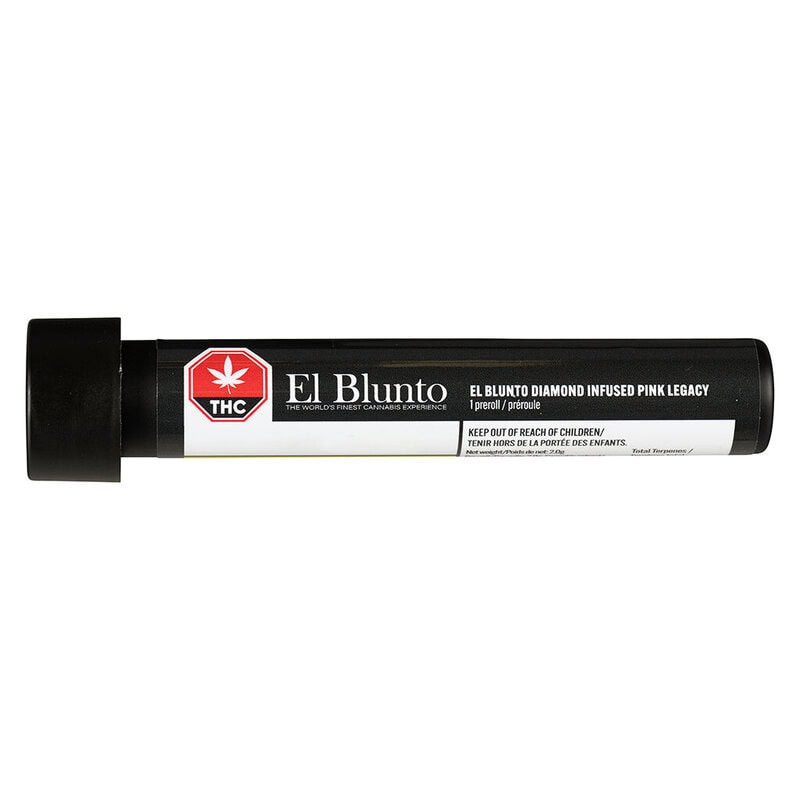 Diamond Infused Pink Legacy Blunt - Single <br>Sativa <br>40% | 3.90% Terps - Image 2