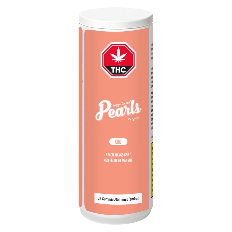 Peach Mango CBD <br>25 Pack <br>30mg CBD per chew - Image 2