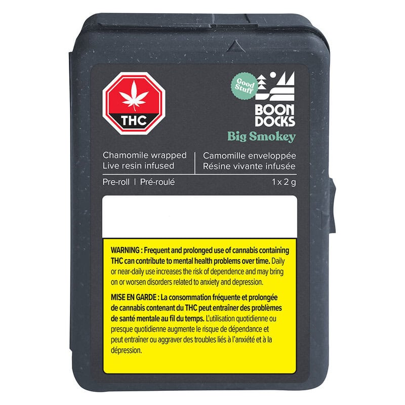 Smokies Live Resin Infused Natural Pre-Rolls 5 Pack <br>Sativa <br>32.7% - Image 2