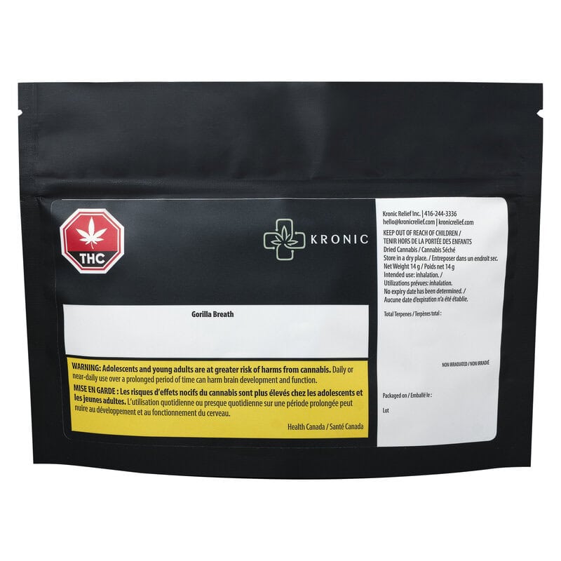 Gorilla Breath 14g <br>Hybrid <br>28.5% | 4.73% Terps - Image 2