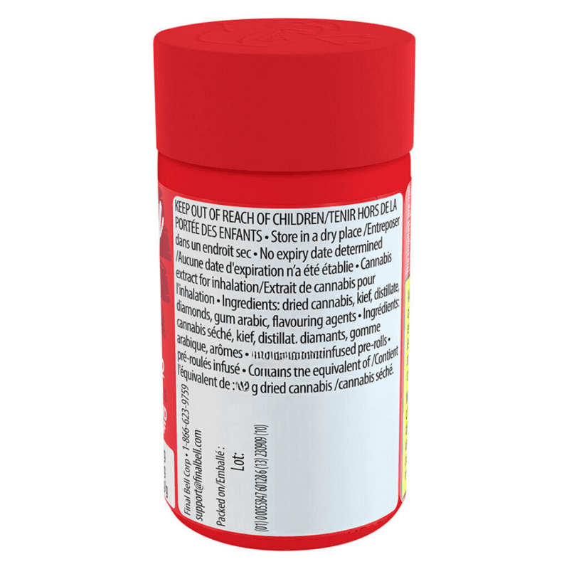 Baby Jeeter Infused Fire OG Pre-Rolls 3 Pack <br>Indica <br>38.1% - Image 3