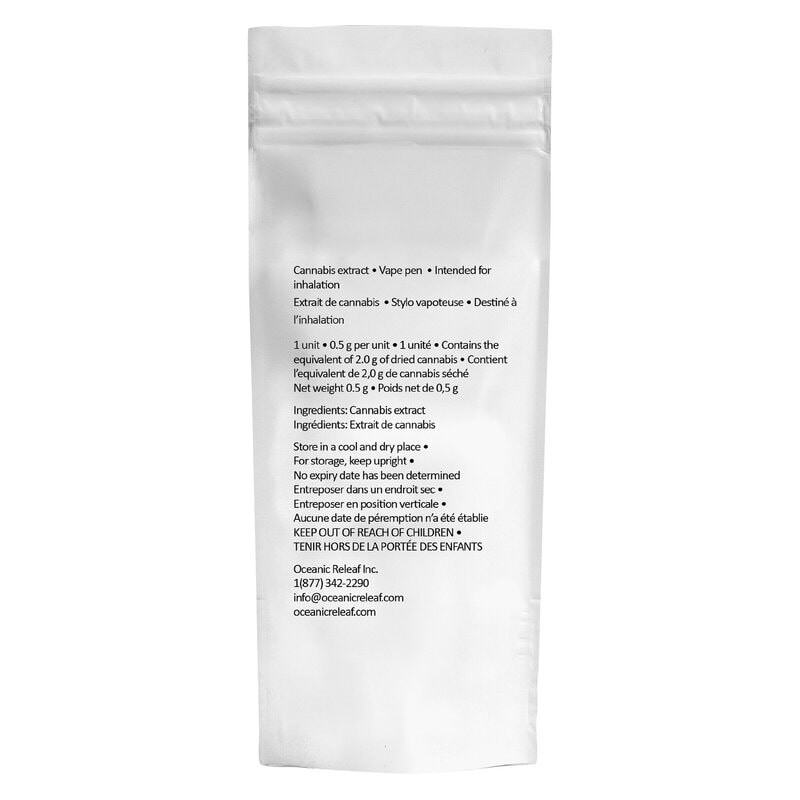 Live Resin Disposable Strawberry Cough 0.5g <br>Sativa <br>77.1% - Image 3