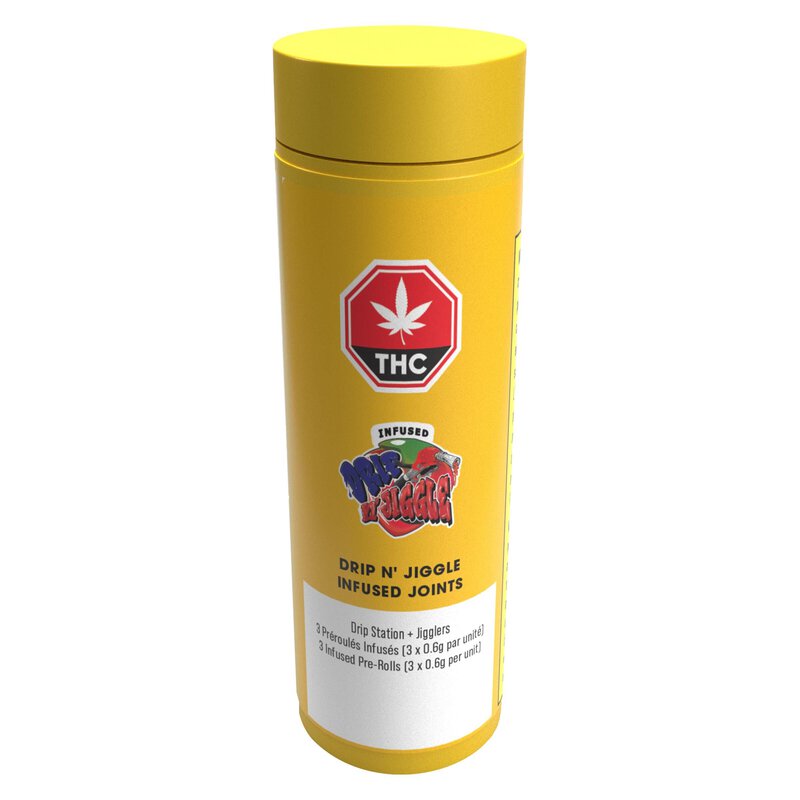 Drip n' Jiggle Infused Pre-Rolls 3 Pack <br>Hybrid <br>35% | 1.6% Terps - Image 2