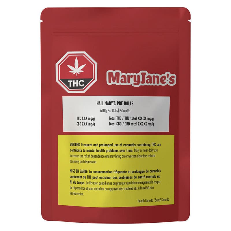 Hail Mary's Pre-Rolls 7 Pack <br>Indica <br>31.6% | 3.9% Terps - Image 3