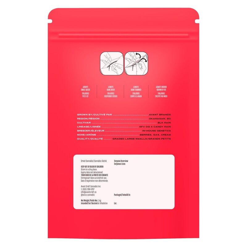 Tenzo Big Smallz (Jealousy) 14g Montrose Cannabis