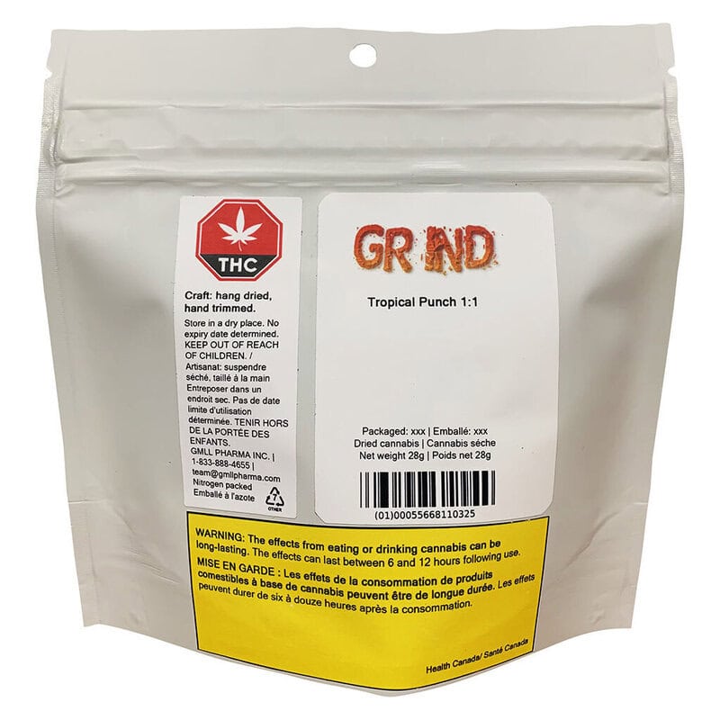 Grind Tropical Punch 1:1 28g Montrose Cannabis