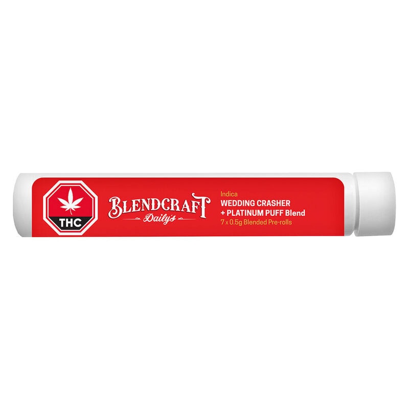 Daily's Indica (Wedding Crasher x Platinum Puff) Pre-Rolls 7 Pack <br>27.2% - Image 2