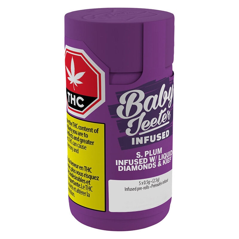 Baby Jeeter Infused S. Plum Pre-Rolls 5 Pack by Jeeter