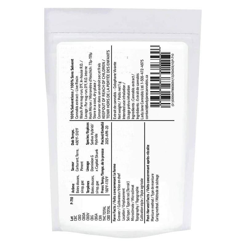 Signature Live Rosin Farmer's Pride Edition (Bubblegum) 1g <br>Hybrid <br>68.0% | 11.88% Terps - Image 3