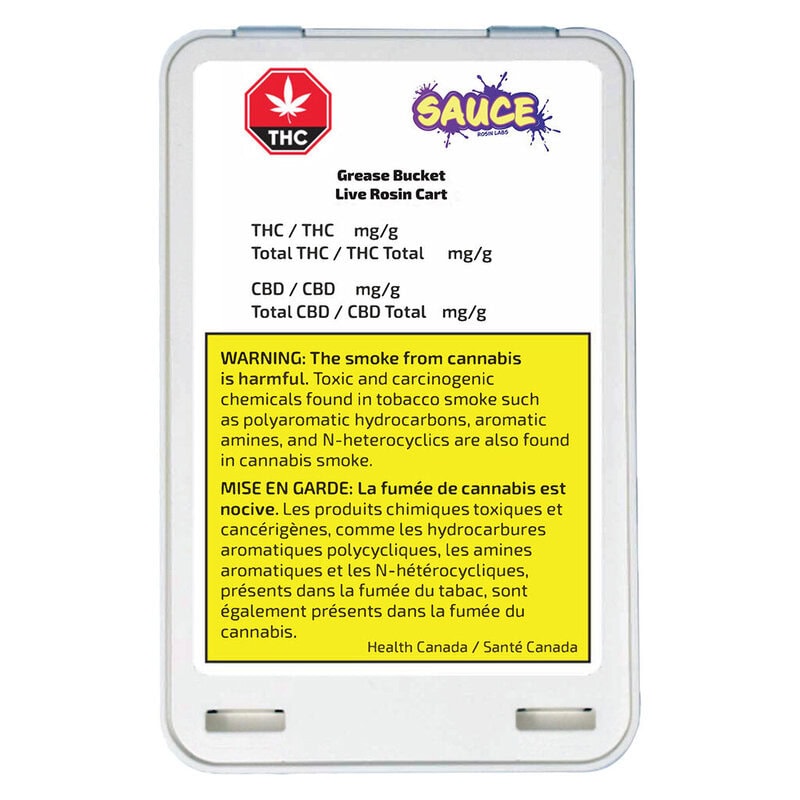 Grease Bucket Live Rosin 510 0.5g
