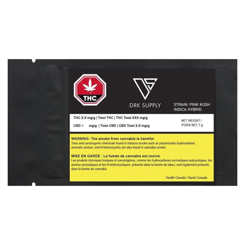 Pink Kush 7g by DRK Supply