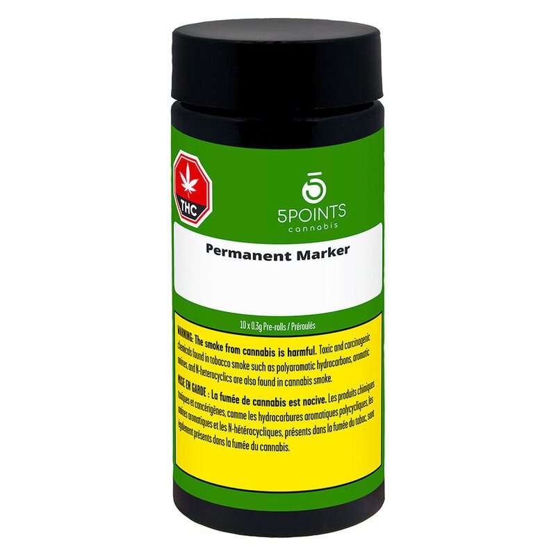 Permanent Marker Pre-Rolls 10 Pack <br>Indica <br>30.5% | 2.13% Terps - Image 2
