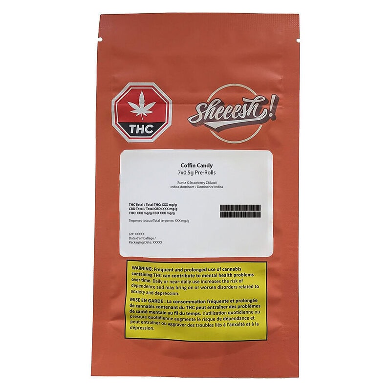 Coffin Candy Pre-Rolls 7 Pack by Sheeesh!