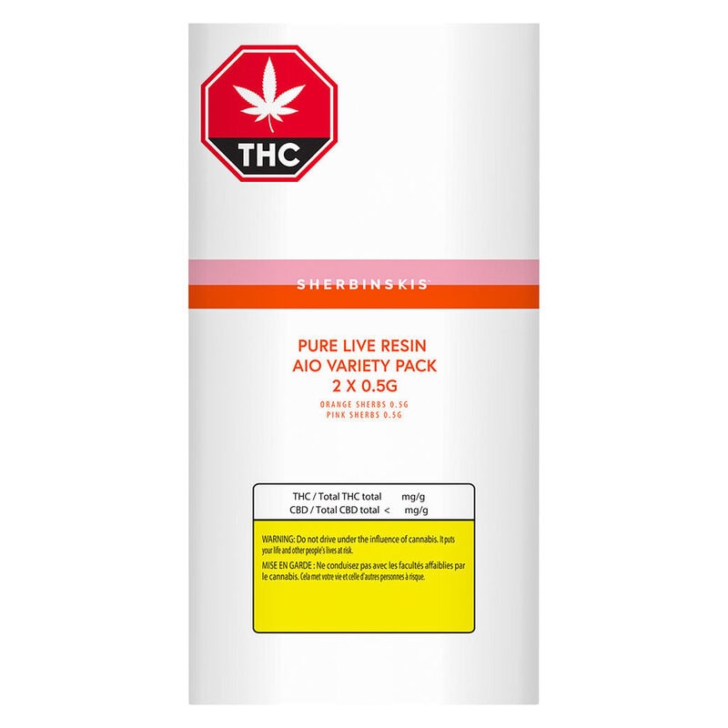 Pure Live Resin Variety Pack 2 Pack AIO <br>Hybrid <br>75.4% - Image 2