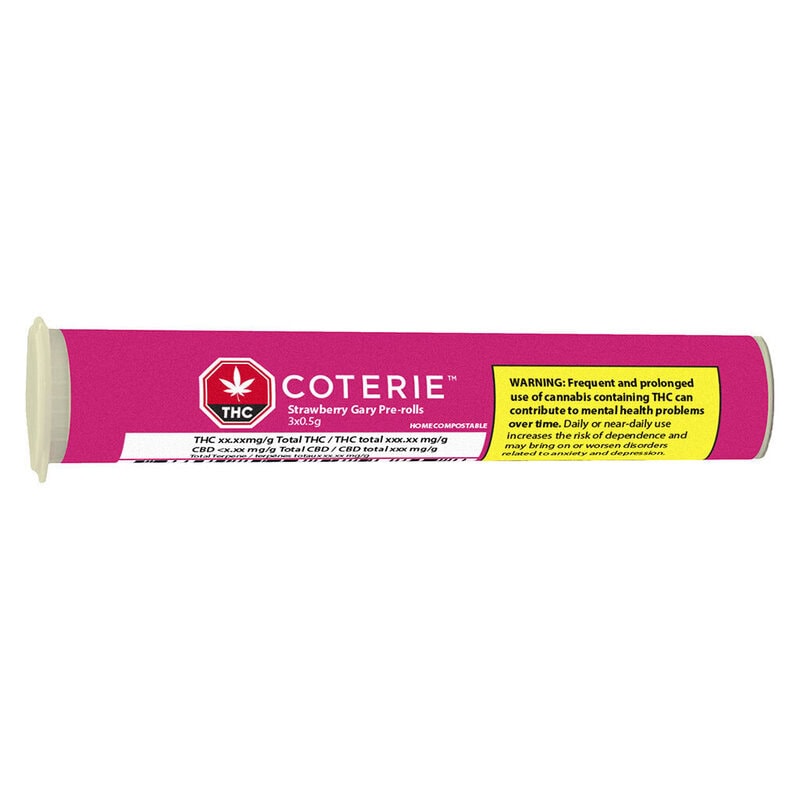 Strawberry Gary Pre-Rolls by Coterie