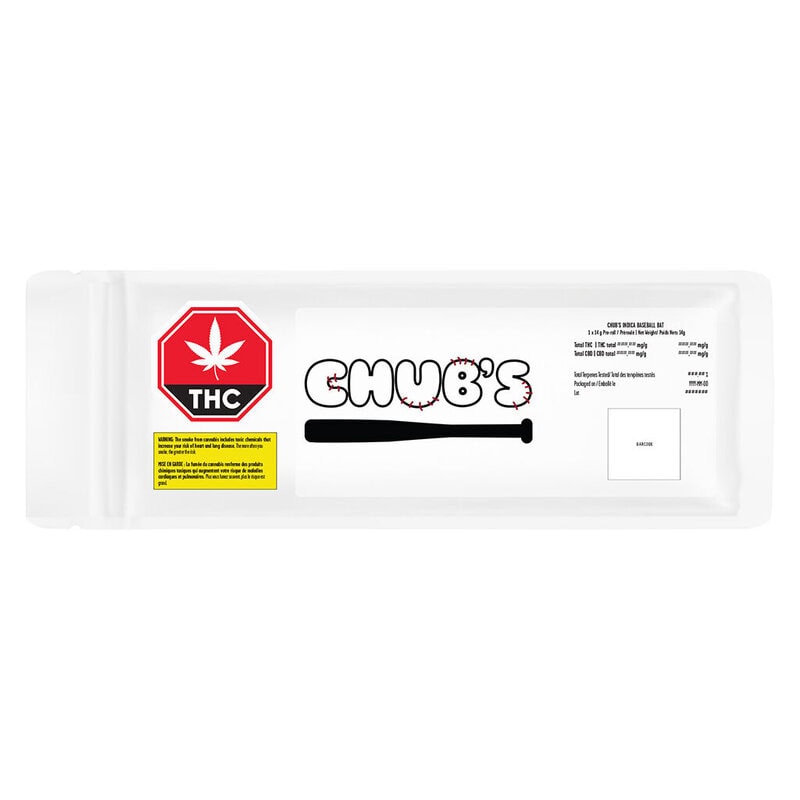 Indica Baseball Bat Pre-Roll Single by CHUB'S