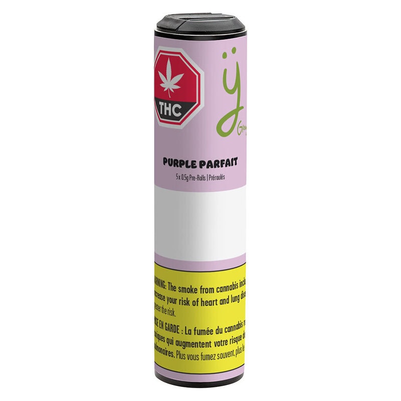 Purple Parfait Pre-Rolls 5 Pack <br>Indica <br>28.4% | 3.48% Terps - Image 2