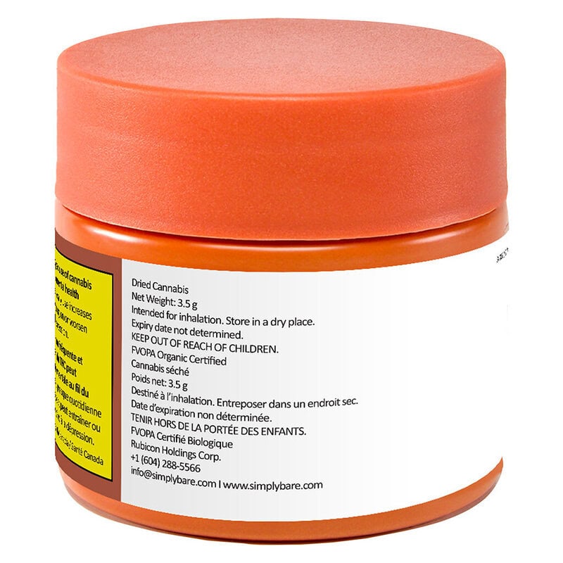 BC Organic Lime Drizzle 3.5g Simply Bare Indica Montrose Cannabis