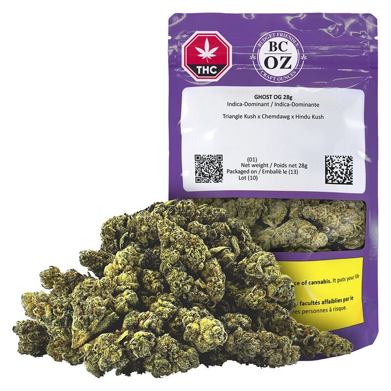 Ghost OG 28g BC OZ Indica Montrose Cannabis