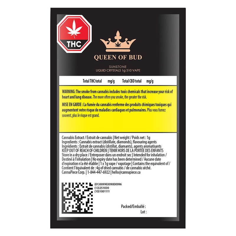 Sunstone Liquid Crystals 510 1g <br>Indica <br>95.1% - Image 2