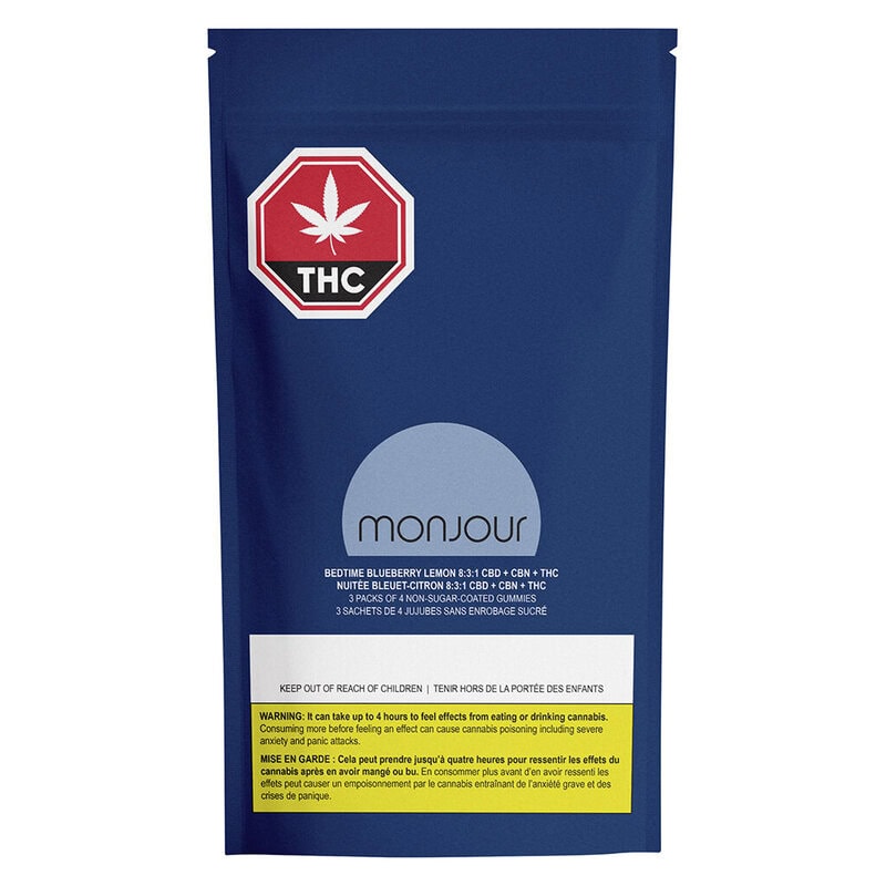 Bedtime Blueberry Lemon Multi Pack 12 Pack Soft Chews Indica Montrose Cannabis