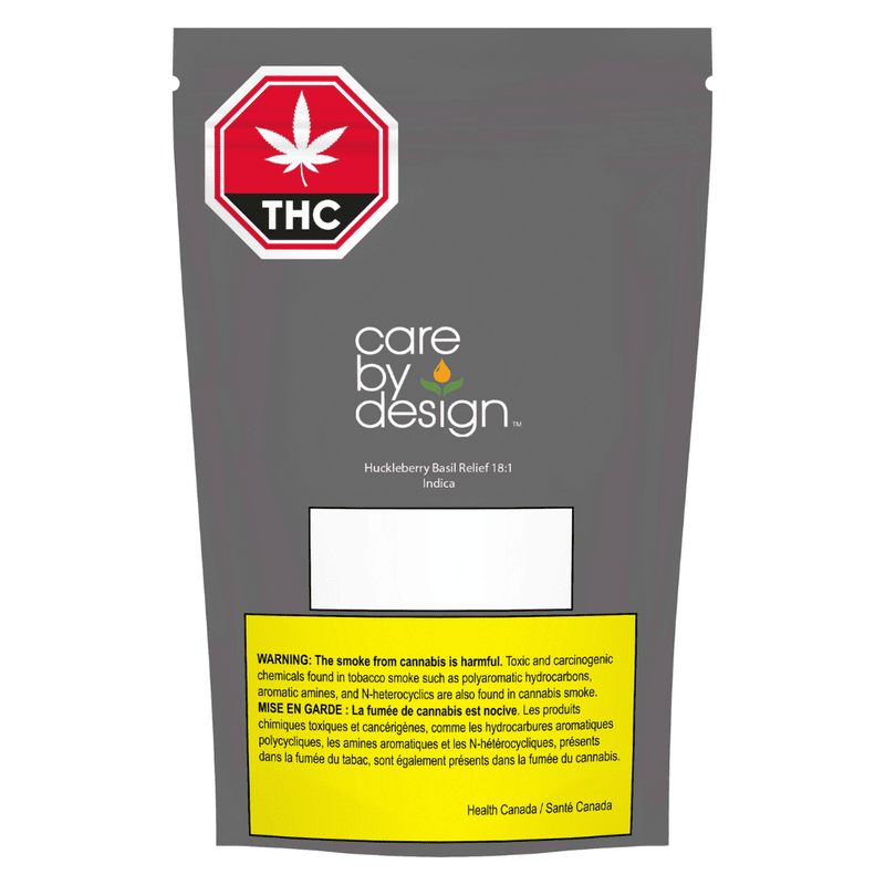 Huckleberry Basil Relief 18:1 Vegan Soft Chews 5 Pack Care by Design