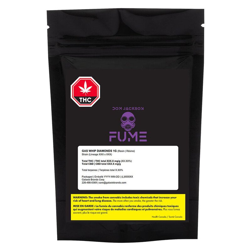 Gas Whip Diamonds 1g – Fume by Dom Jackson | Montrose