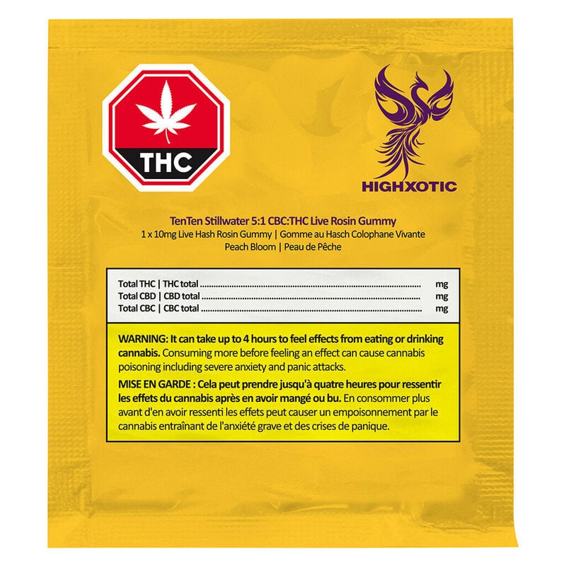 TenTen Stillwater 5:1 CBC:THC Live Rosin Soft Chew 1 Pack - Image 3