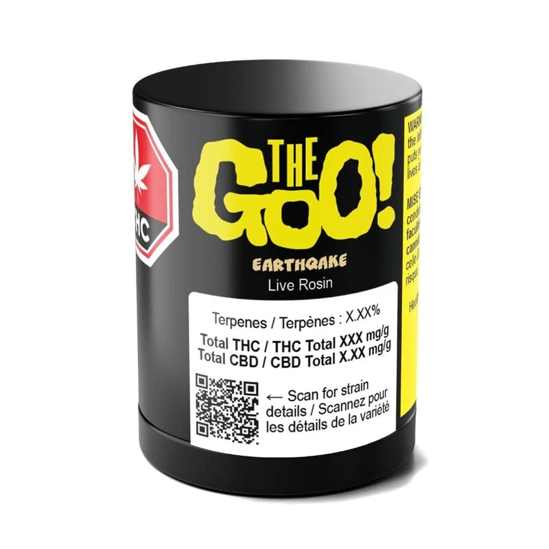 Earthqake Live Rosin 1g by The Goo! Hybrid Montrose Cannabis