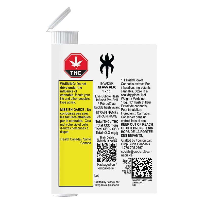 SPARX Live Bubble Hash Infused Pre-Roll Single - Image 3