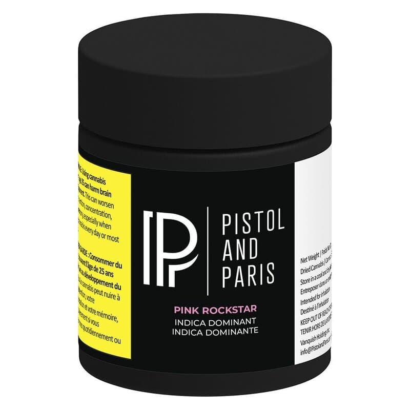 Pink Rockstar 7g Flower – Pistol and Paris Indica | Montrose