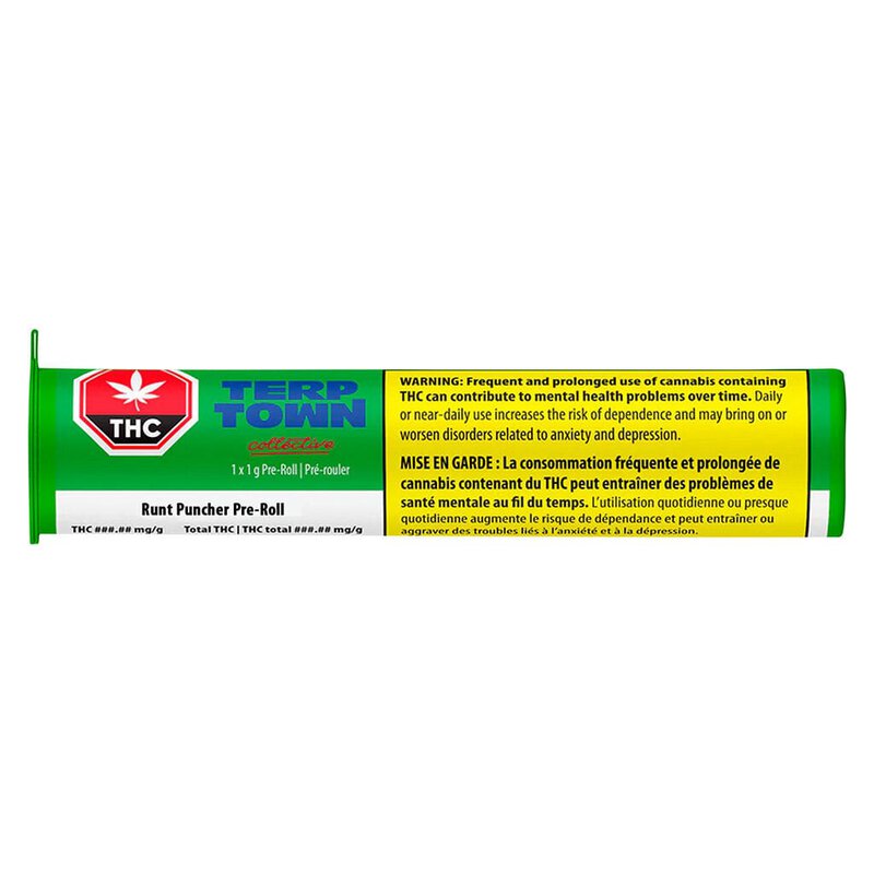 Runt Puncher Pre-Roll Single – Terp Town Indica | Montrose