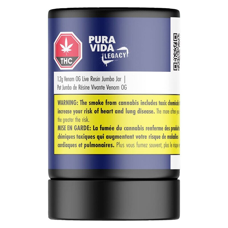 Venom OG Live Resin Jumbo Jar 1.2g – Pura Vida | Montrose