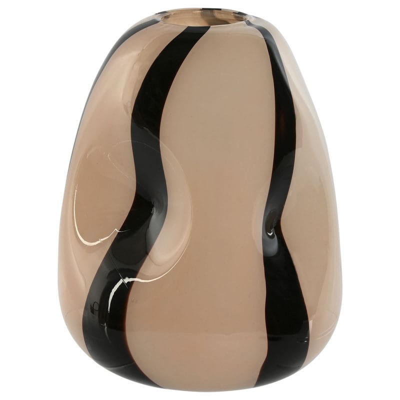 JARRON CRISTAL 23X23X28,5 CREMA