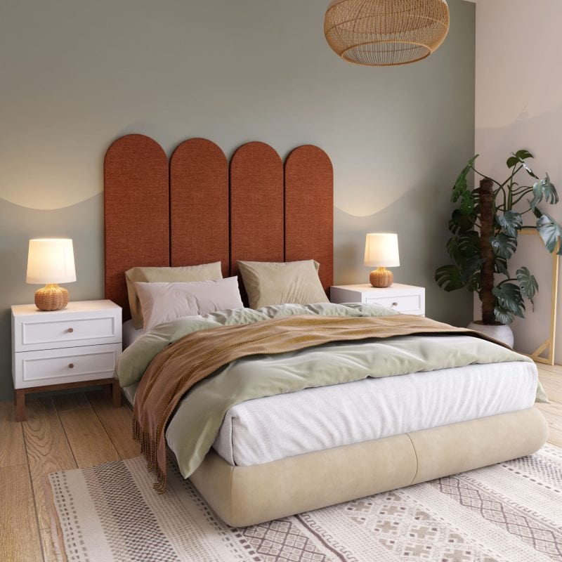 SET 4 PANELES ADHESIVOS TERRACOTA DE 160*160*8 CM