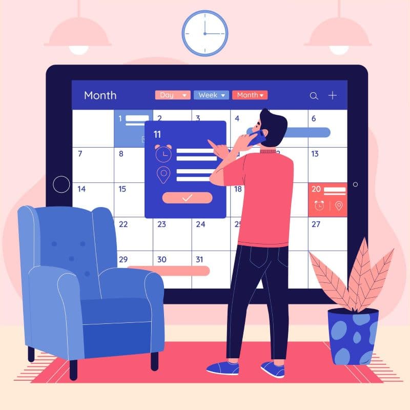 Como organizar a semana