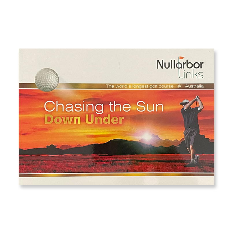 Chasing the Sun Golf tournament booklet