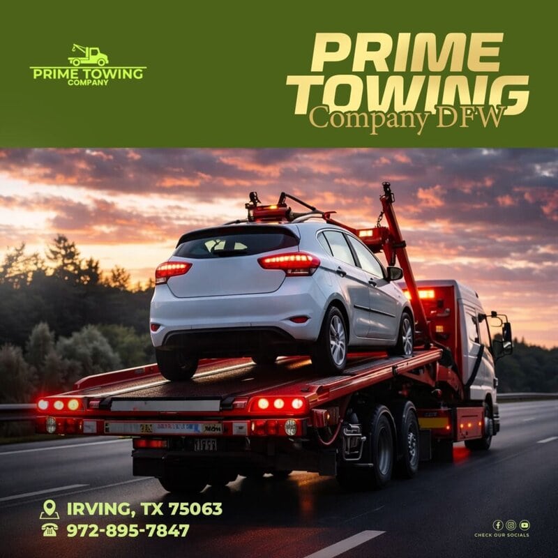 Why Choose Prime Towing Company in Irving TX