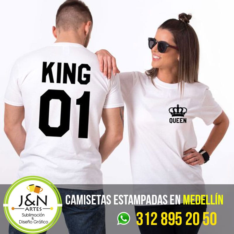 Camisetas-parejas-King-Queen-en-medellin