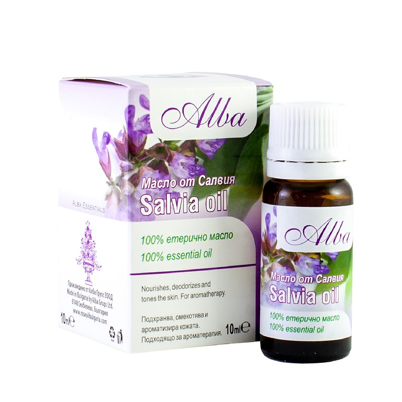100% Organic Salvia Officilalis essential oil (10gr)
