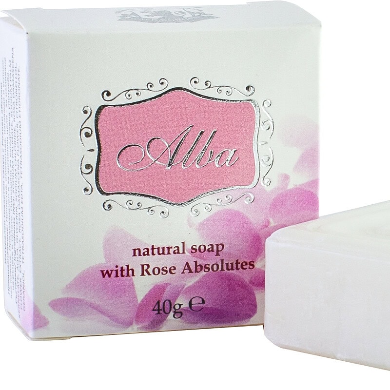 Natural Soap - with Rose Absolute (40g)