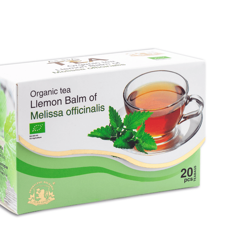 Organic tea of Lemon Balm (Melissa Officinalis)
