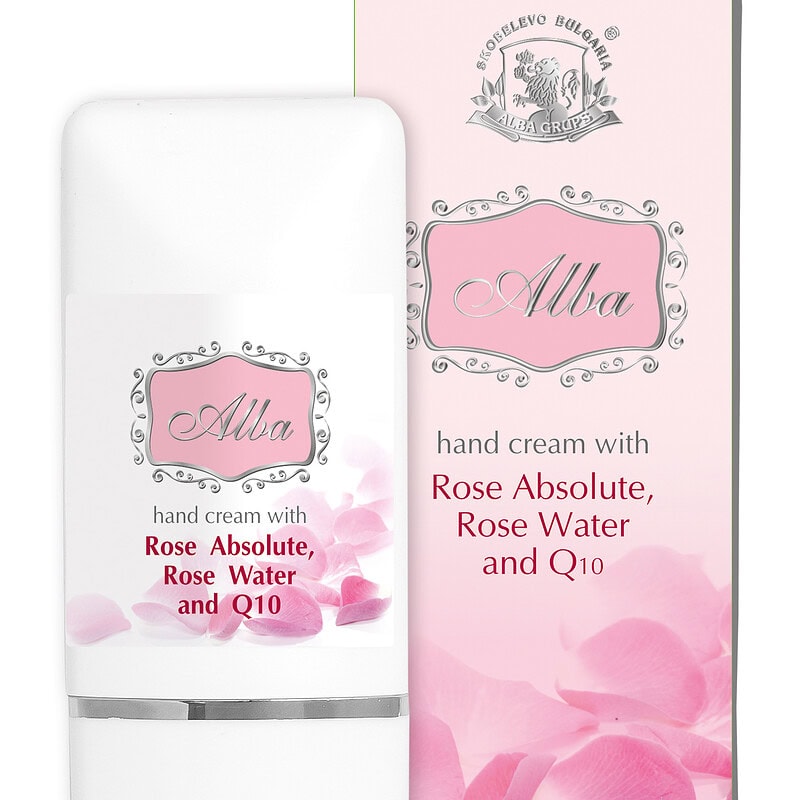 Hand cream with Rose Absolute, Rose Water and Q10 - 50 ml