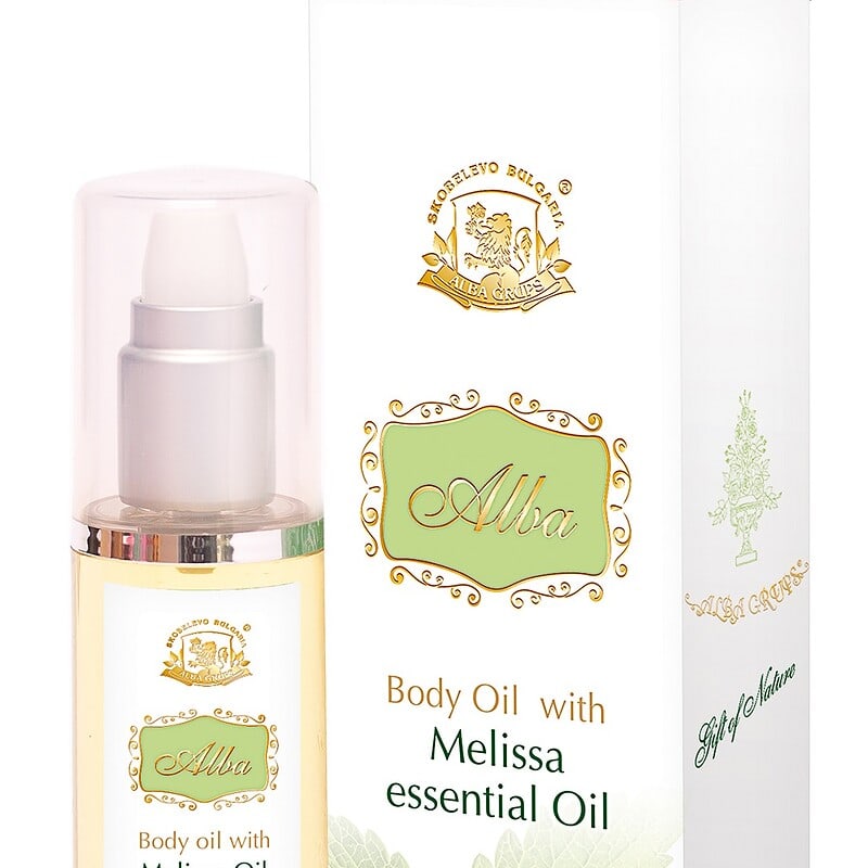 Body oil with Melissa essential oil - 50 ml