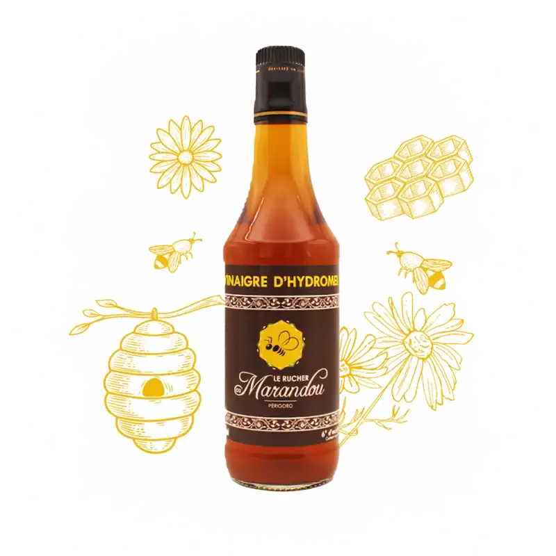 Vinaigre d’hydromel artisanal – Apiculteur producteur Dordogne – Rucher du Marandou