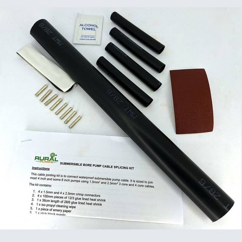 Submersible pump power cable heat shrink cable joint kit waterproof