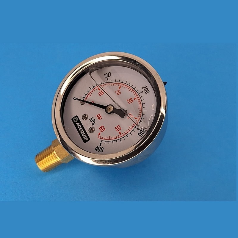 400kpa oil filled water pressure gauge
