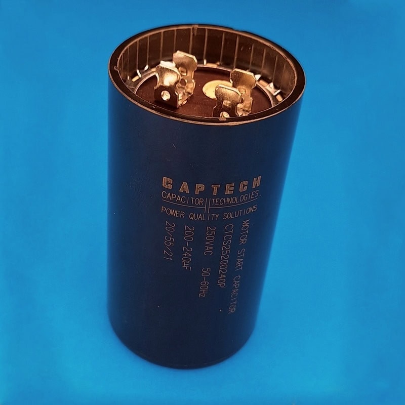 Motor start capacitor 200-240yF in size
